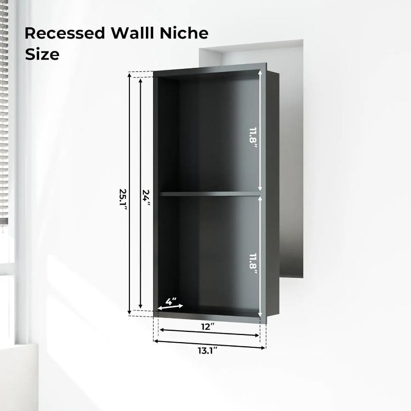 Stainless Steel Shower Niche B - огляд і ціна Shower Niche Stainless Steel Recessed