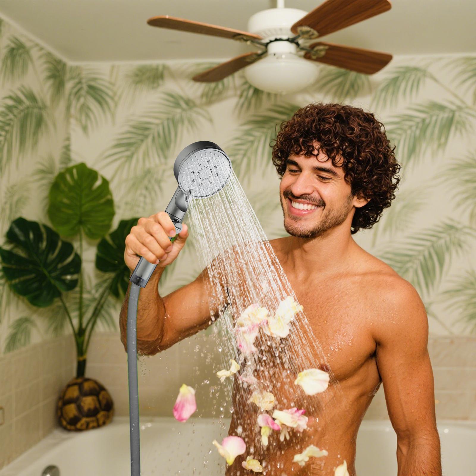 New Shower Head 5 Modes Filter - огляд і ціна Handheld Shower Head High Pressure Filter