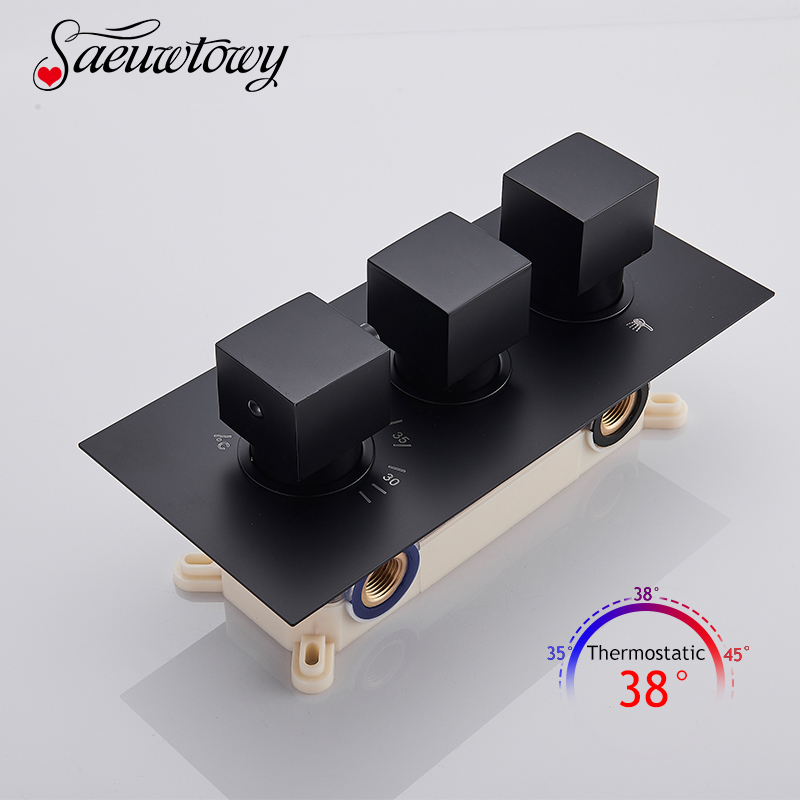 Thermostatic Concealed Control - огляд і ціна Thermostatic Shower Faucet Valve 3 Way