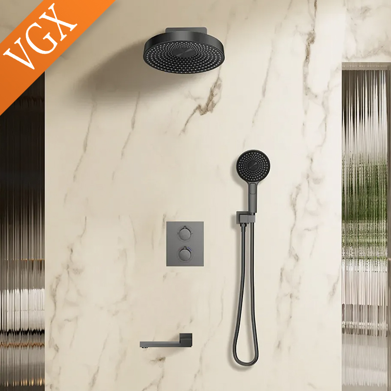 VGX Concealed Thermostatic Sho - огляд і ціна Concealed Thermostatic Shower System Set