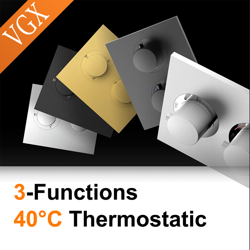 VGX Concealed Thermostatic Sho - огляд і ціна Concealed Thermostatic Shower System Set