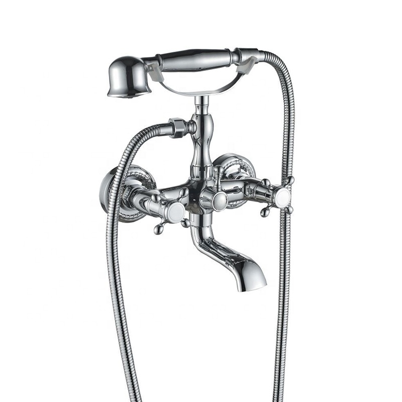 Classic Vintage Style Double H - огляд і ціна Freestanding Bathtub Filler Faucet Floor