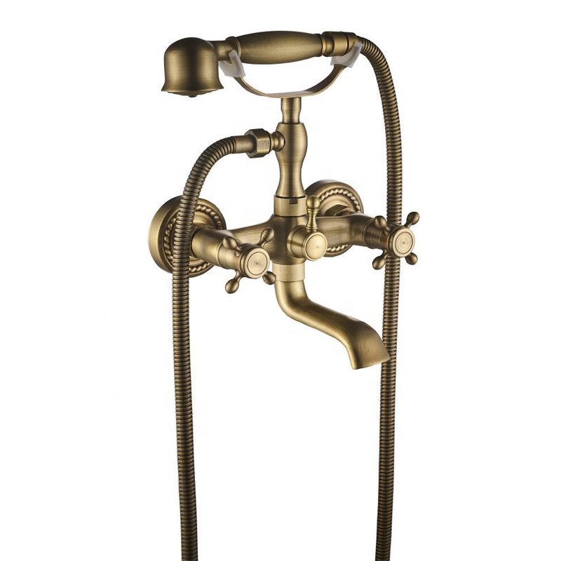 Classic Vintage Style Double H - огляд і ціна Freestanding Bathtub Filler Faucet Floor