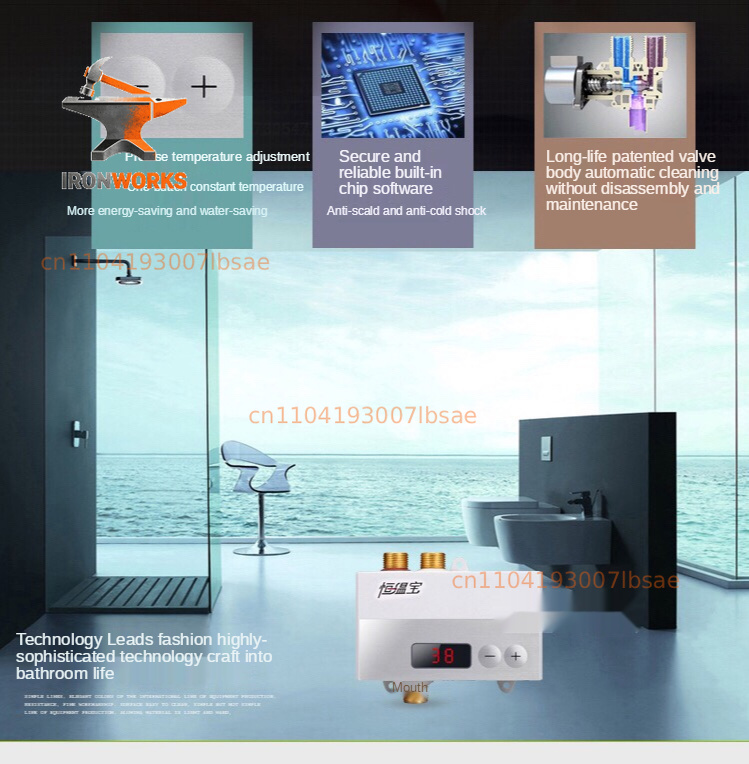 Shower System Thermostatic Wat - огляд і ціна Thermostatic Mixing Valve Digital Display