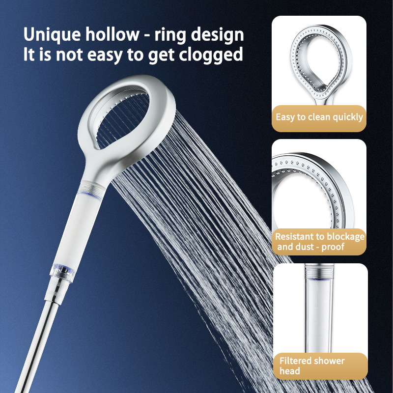 Ring Design High Pressure With - огляд і ціна Handheld Shower Head High Pressure Filter