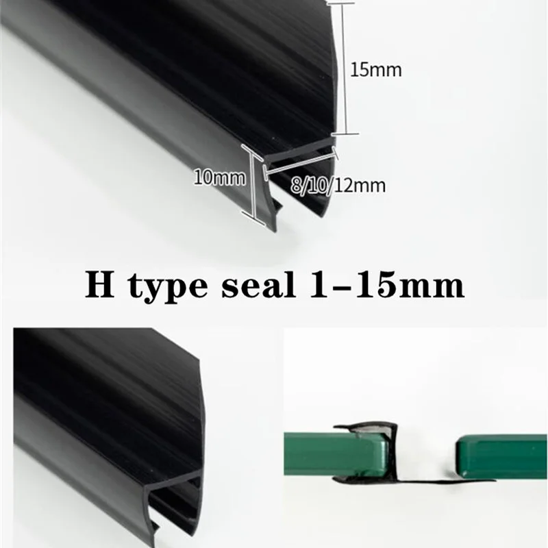Black shower screen seal strip - огляд і ціна Shower Door Bottom Seal Strip Sweep