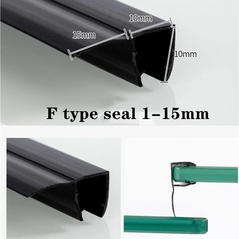 Black shower screen seal strip - огляд і ціна Shower Door Bottom Seal Strip Sweep