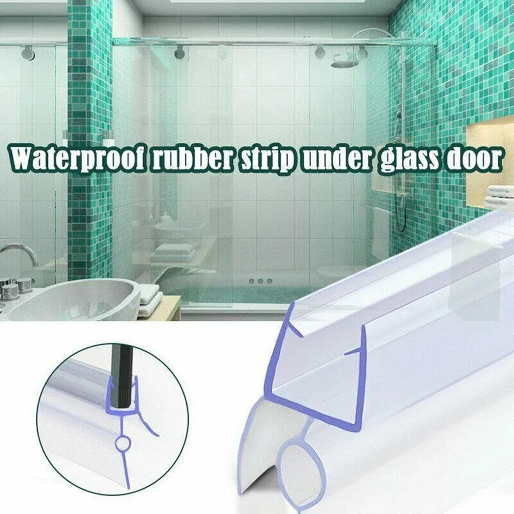 2Pcs Shower Screen Seal Strip  - огляд і ціна Shower Door Bottom Seal Strip Sweep