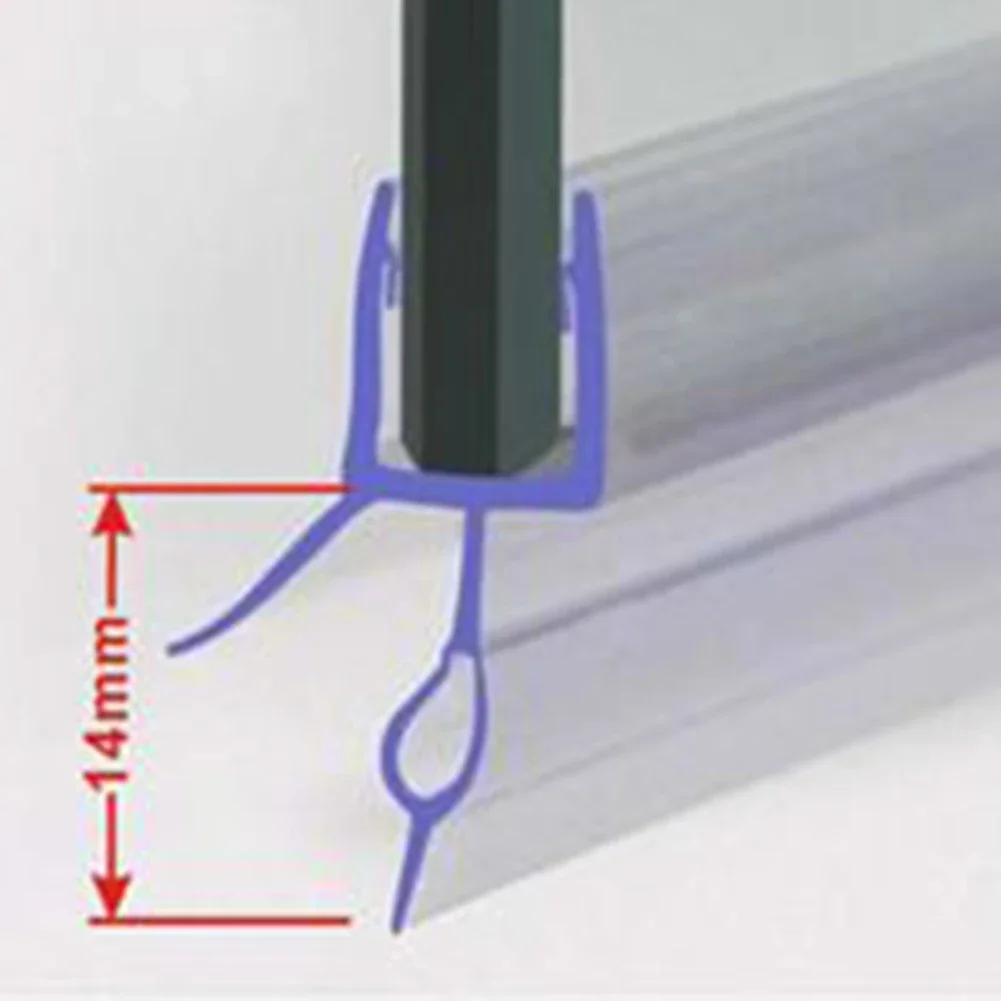 2Pcs Shower Screen Seal Strip  - огляд і ціна Shower Door Bottom Seal Strip Sweep