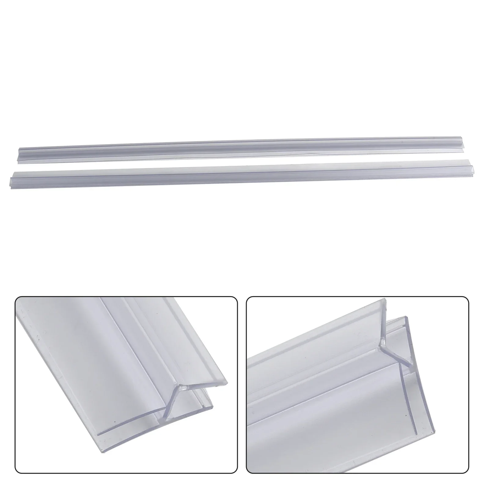 2pcs Bathroom Shower Screen Do - огляд і ціна Shower Door Bottom Seal Strip Sweep
