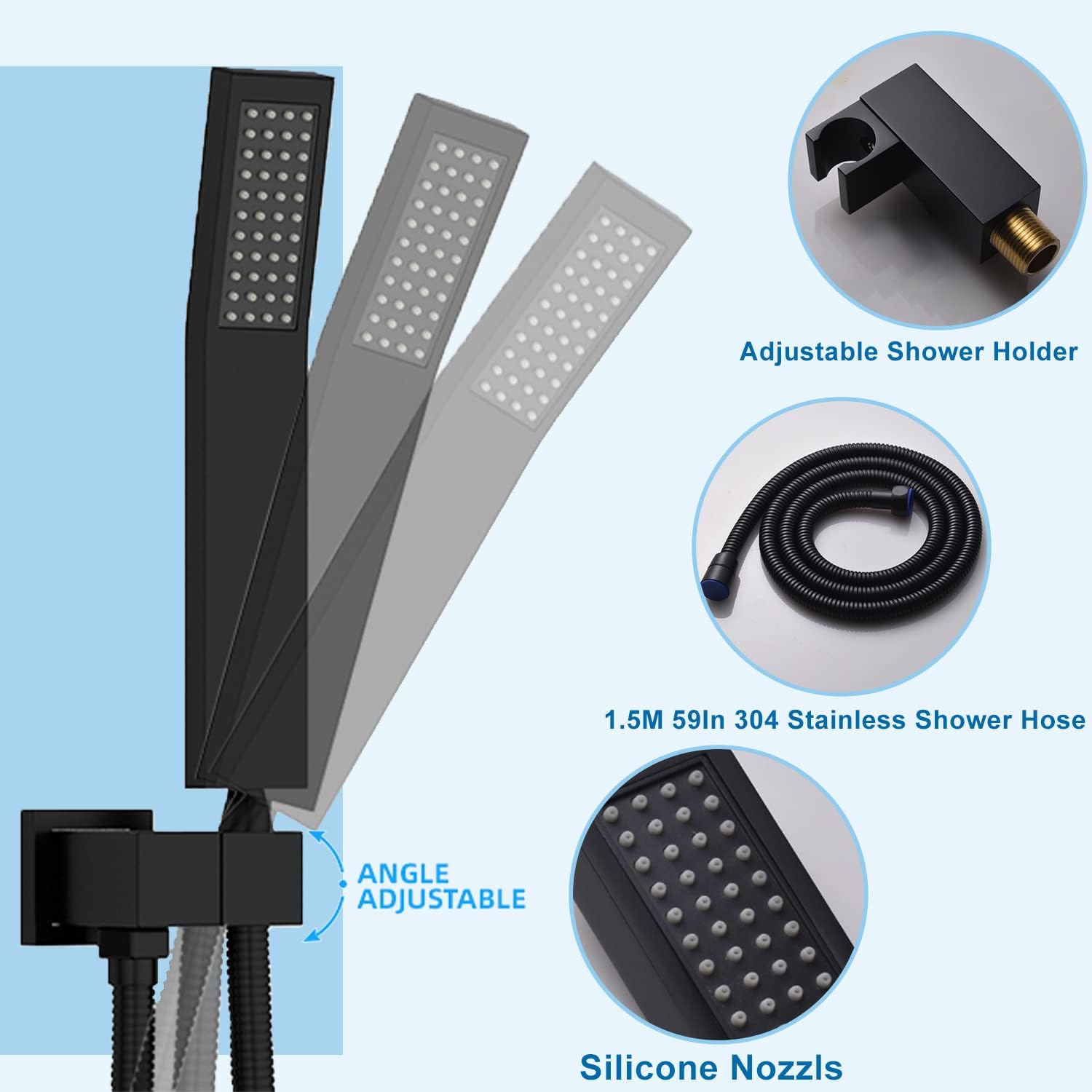ZAPPO Thermostatic Shower Syst - огляд і ціна Thermostatic Shower Faucet Valve 3 Way
