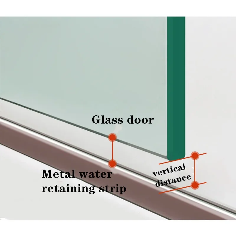 2X50CM PVC shower screen seal  - огляд і ціна Shower Door Bottom Seal Strip Sweep