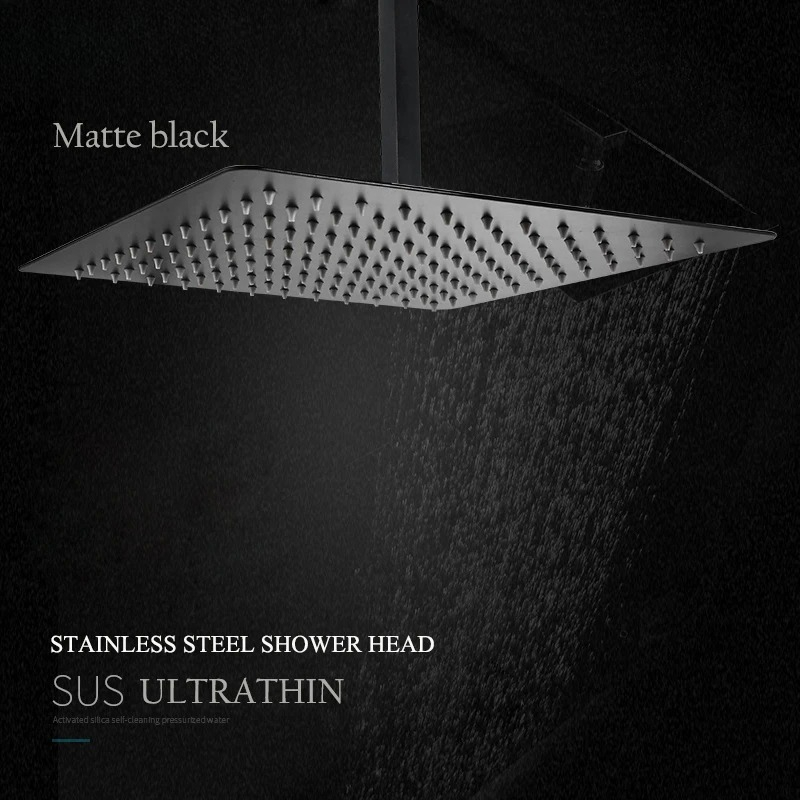 2 Mm 16inch Choice Bathroom Wa - огляд і ціна Rainfall Shower Head Ceiling Mount 16 Inch