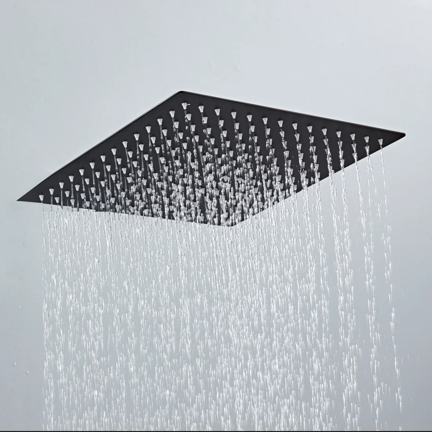 2 Mm 16inch Choice Bathroom Wa - огляд і ціна Rainfall Shower Head Ceiling Mount 16 Inch