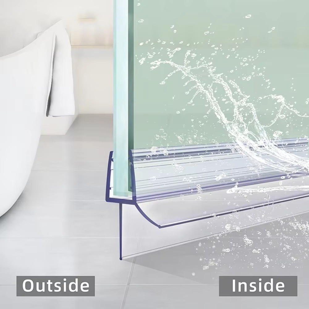 Shower Door Bottom Seal 8-12mm - огляд і ціна Shower Door Bottom Seal Strip Sweep
