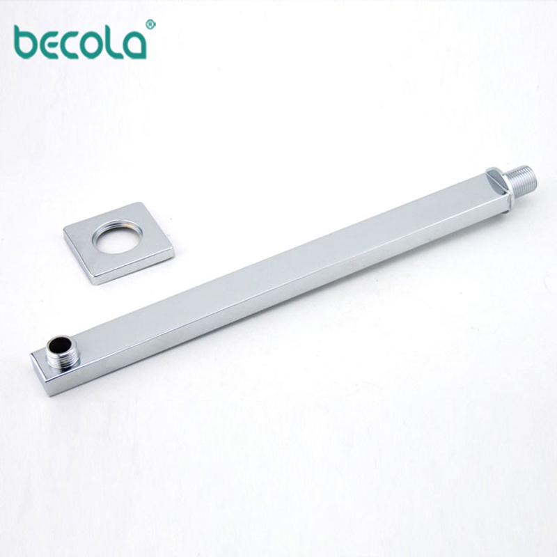 BECOLA Bathroom Copper Wall Sh - огляд і ціна Shower Arm Ceiling Mount Brass Chrome