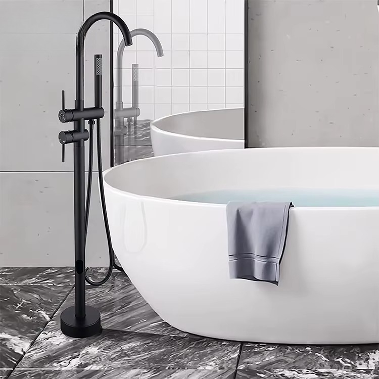Black Brassl Mounted Free Stan - огляд і ціна Freestanding Bathtub Filler Faucet Floor