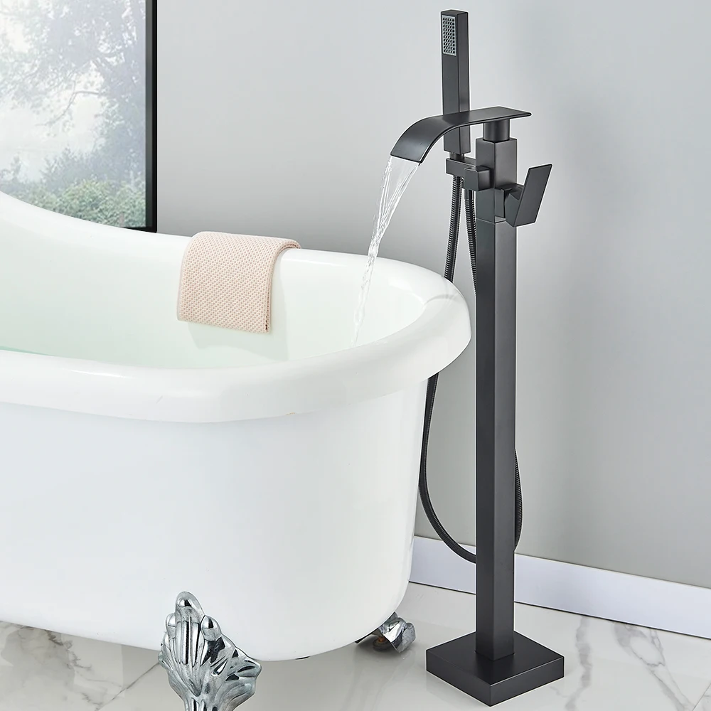 Floor Standing Faucet Bathtub  - огляд і ціна Freestanding Bathtub Filler Faucet Floor