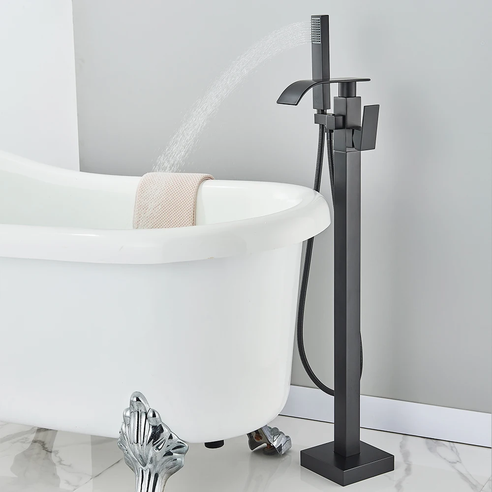 Floor Standing Faucet Bathtub  - огляд і ціна Freestanding Bathtub Filler Faucet Floor