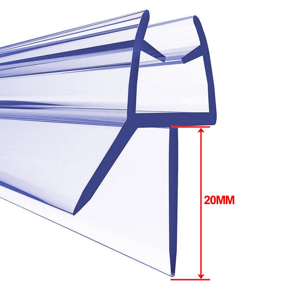 2pcs Bathroom Shower Screen Do - огляд і ціна Shower Door Bottom Seal Strip Sweep