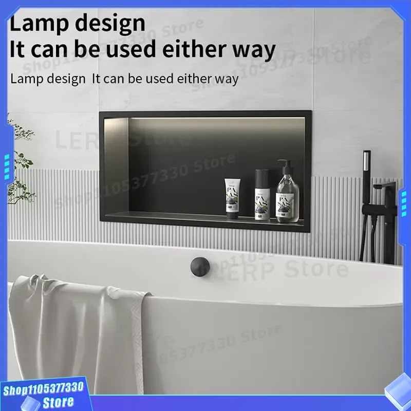 Matte Black Stainless Steel Sh - огляд і ціна Shower Niche Stainless Steel Recessed