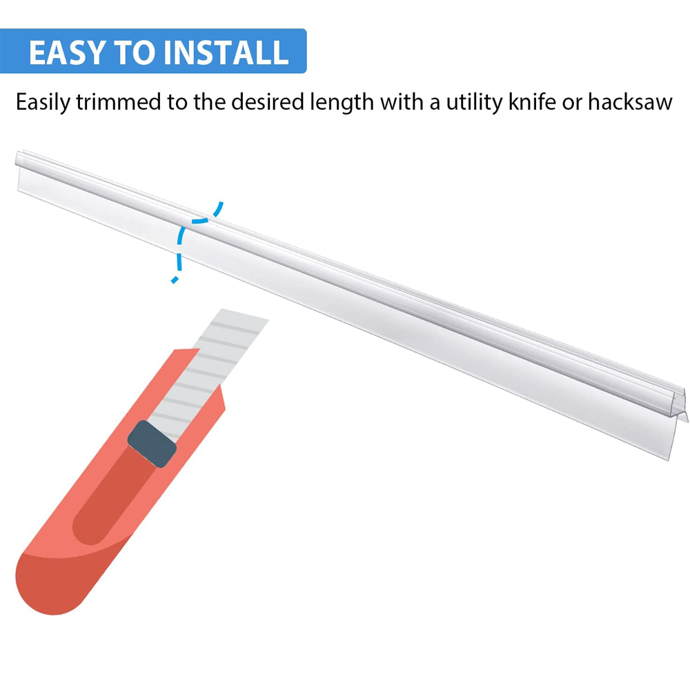 Bath Shower Screen Door Seal S - огляд і ціна Shower Door Bottom Seal Strip Sweep