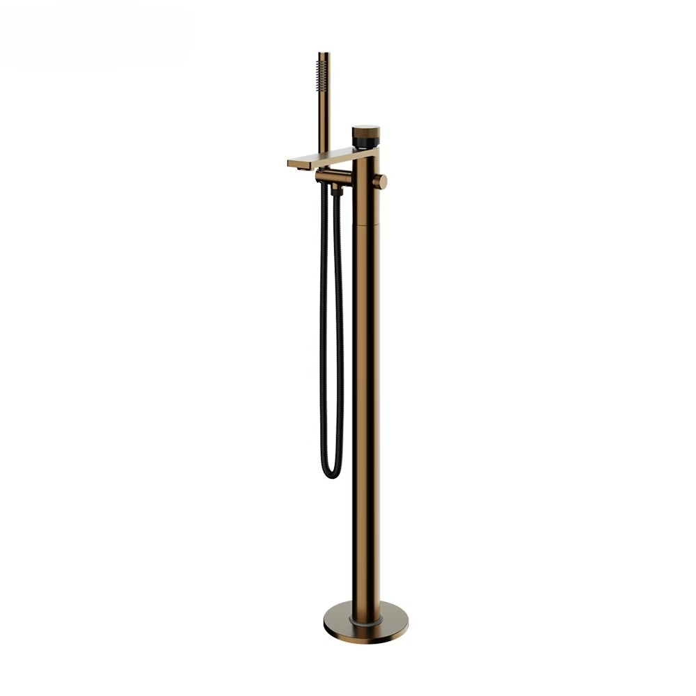 High-grade hotel modern floor  - огляд і ціна Freestanding Bathtub Filler Faucet Floor